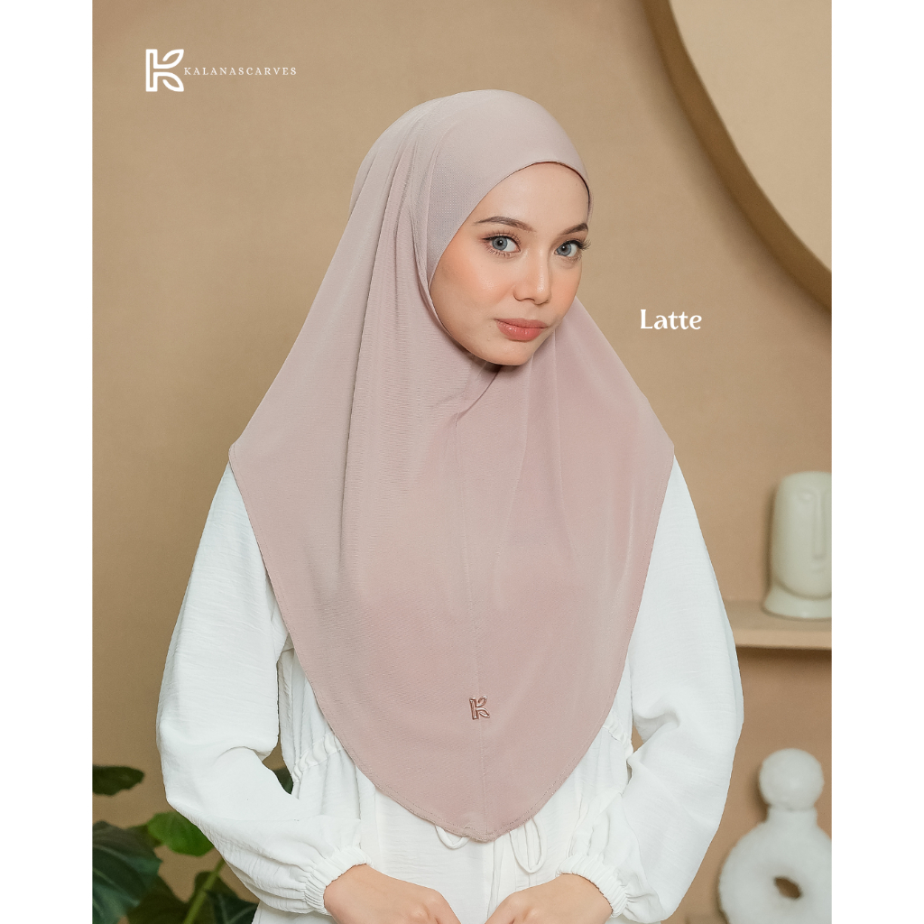 Kalana Scarves Saba Bergo Hijab Bergo Instan Tanpa Pet Jersey Premium
