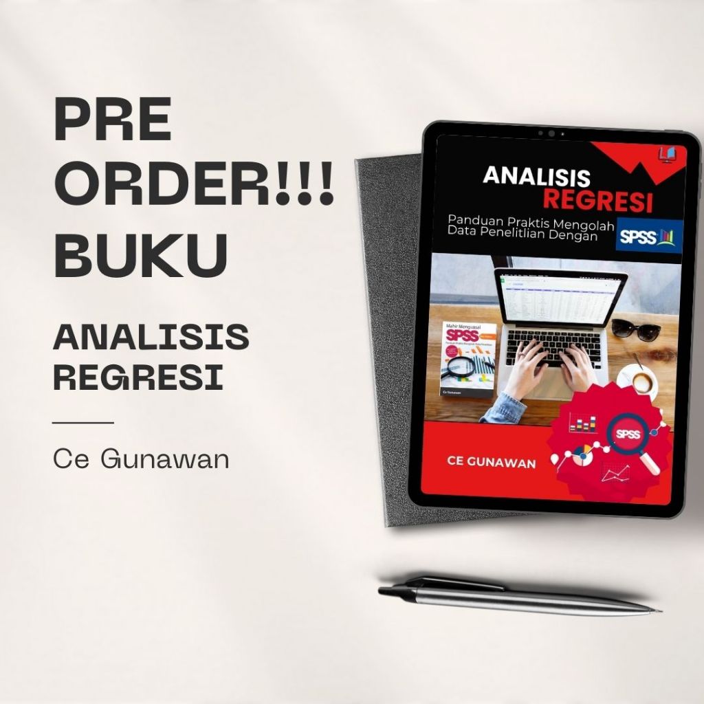 Jual BUKU ANALISIS REGRESI - PANDUAN MENGOLAH DATA PENELITIAN DENGAN ...