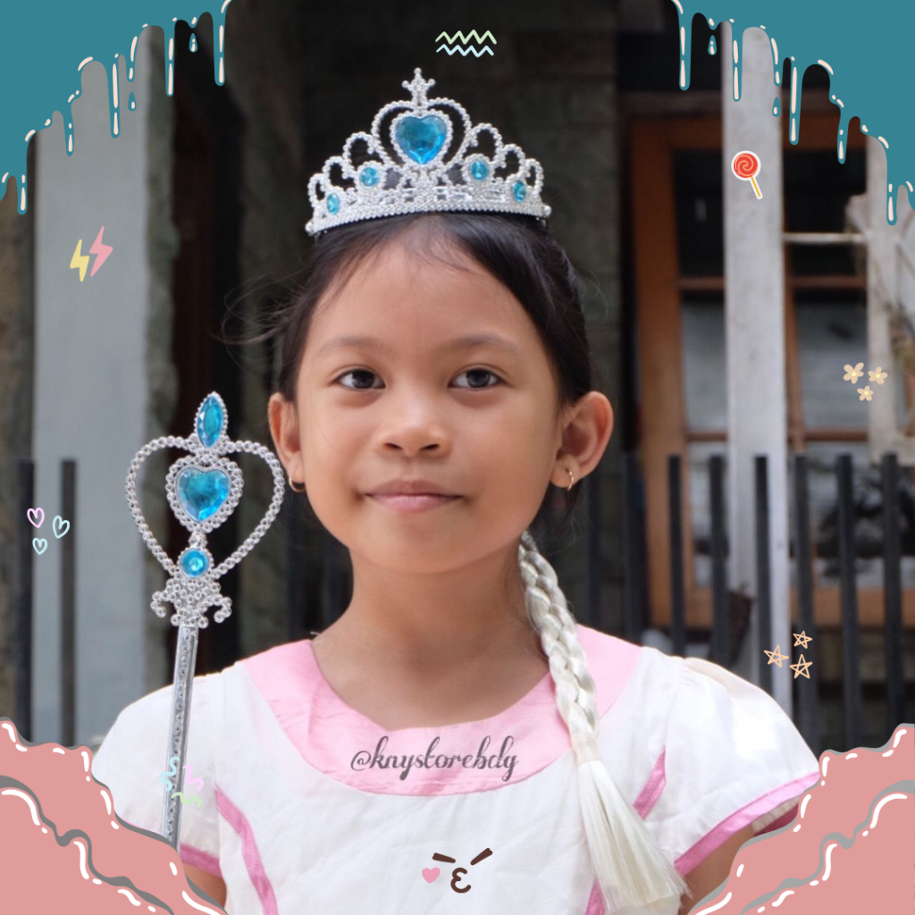 Jual 3IN1 RAMBUT FROZEN - KUROMI (MAHKOTA, TONGKAT, RAMBUT) | Shopee ...