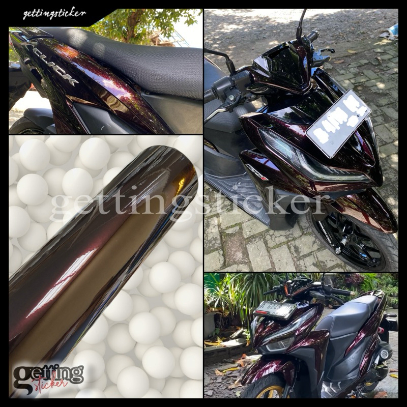 Jual scotlite moonlight stiker hitam lembayung sticker motor | Shopee ...