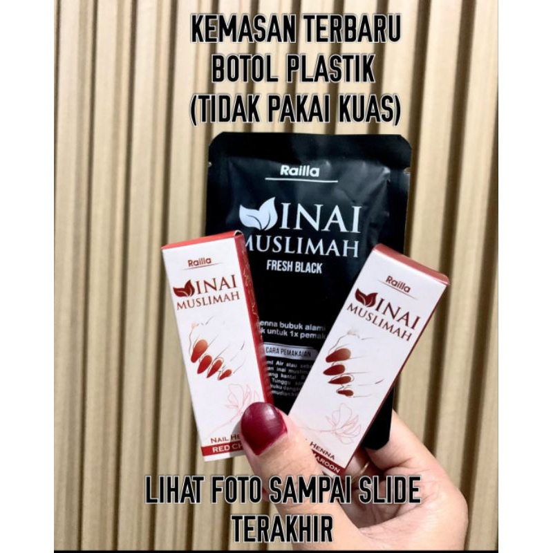 Jual INAI MUSLIMAH TERLARIS Halal untuk Solat uk 10ML ( KEMASAN BOTOL ...