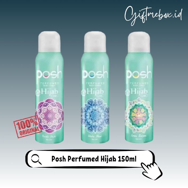 Jual POSH Perfumed Body Spray Hijab 150ml | Shopee Indonesia