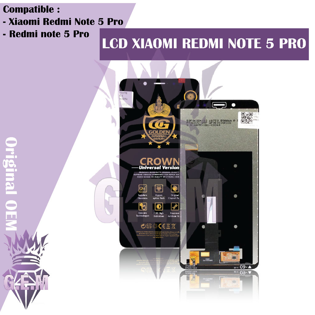 Jual LCD XIAOMI REDMI NOTE 5 / 5 PRO TOUCHSCREEN FULLSET ORIGINAL ...