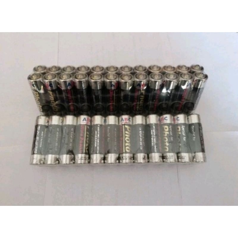 Jual BATERAI ABC PHOTO R6/AA Isi 24 | Shopee Indonesia