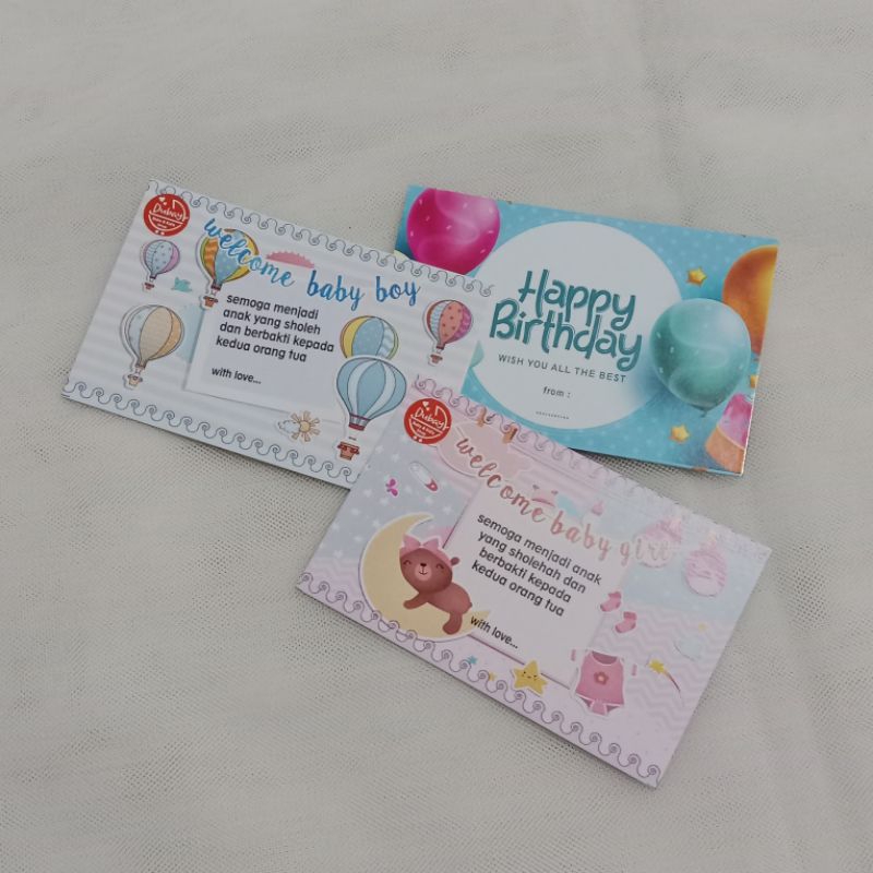 Jual Kartu Ucapan/Greeting Card Untuk Kado/Hadiah | Shopee Indonesia