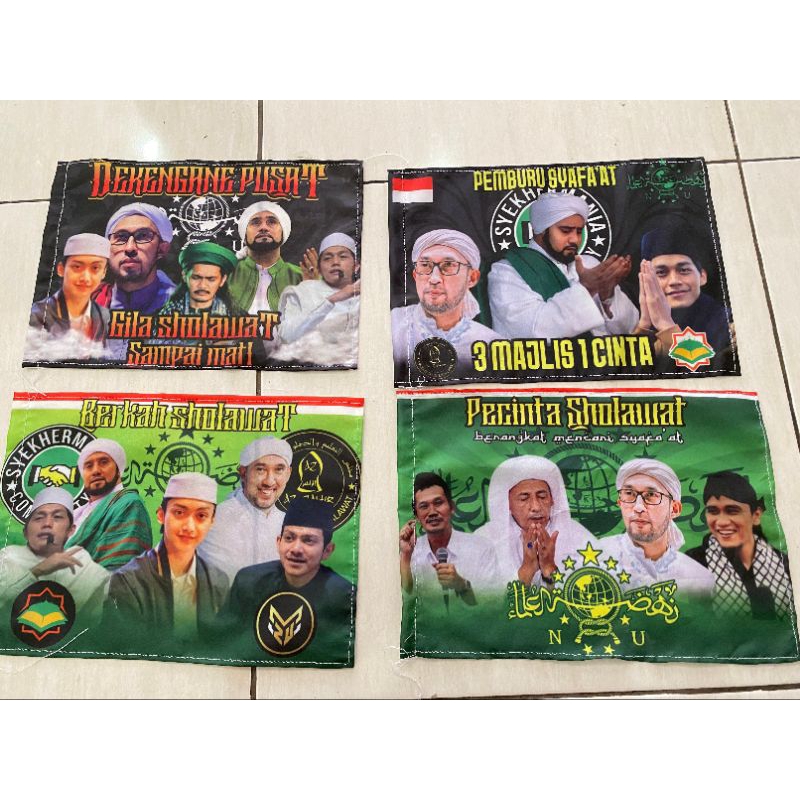 Jual bendera stik ukuran 30x40, gambar random bisa request gambar ...