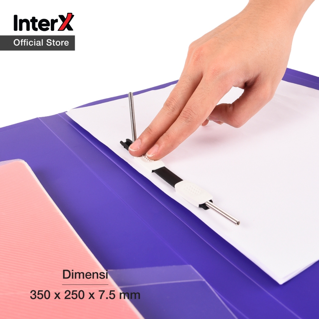 Jual InterX Folder Spring File - Map Snell Arsip Dokumen Kantor ...
