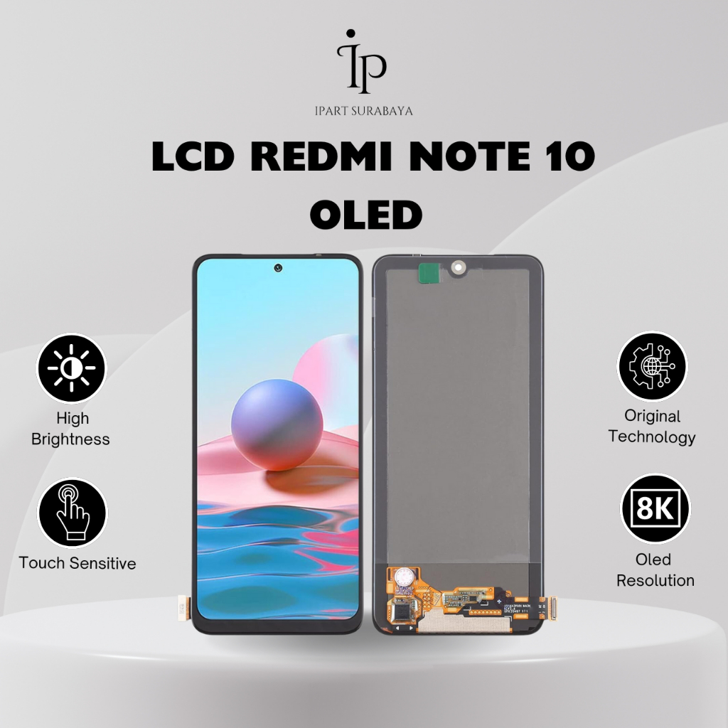 Jual LCD REDMI NOTE 10 / NOTE 10S OLED HFIX FULLSET TOUCHSCREEN ...