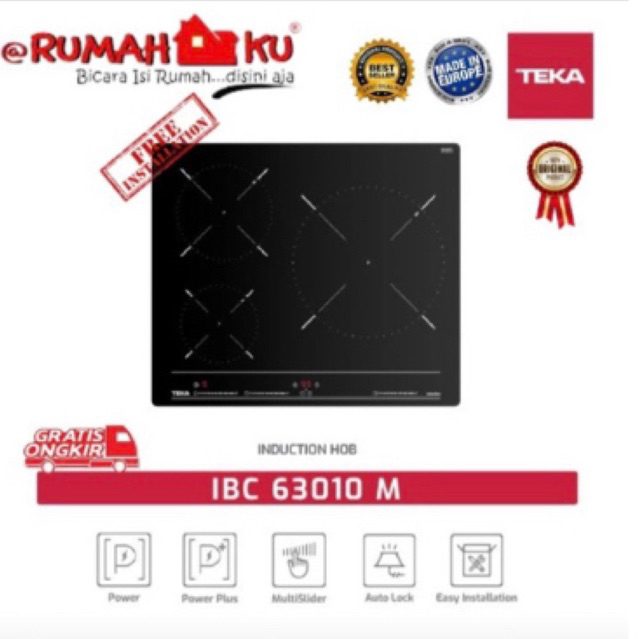 Jual KOMPOR LISTRIK TANAM TEKA IBC 63010 MSS BUILT-IN INDUCTION HOB ...