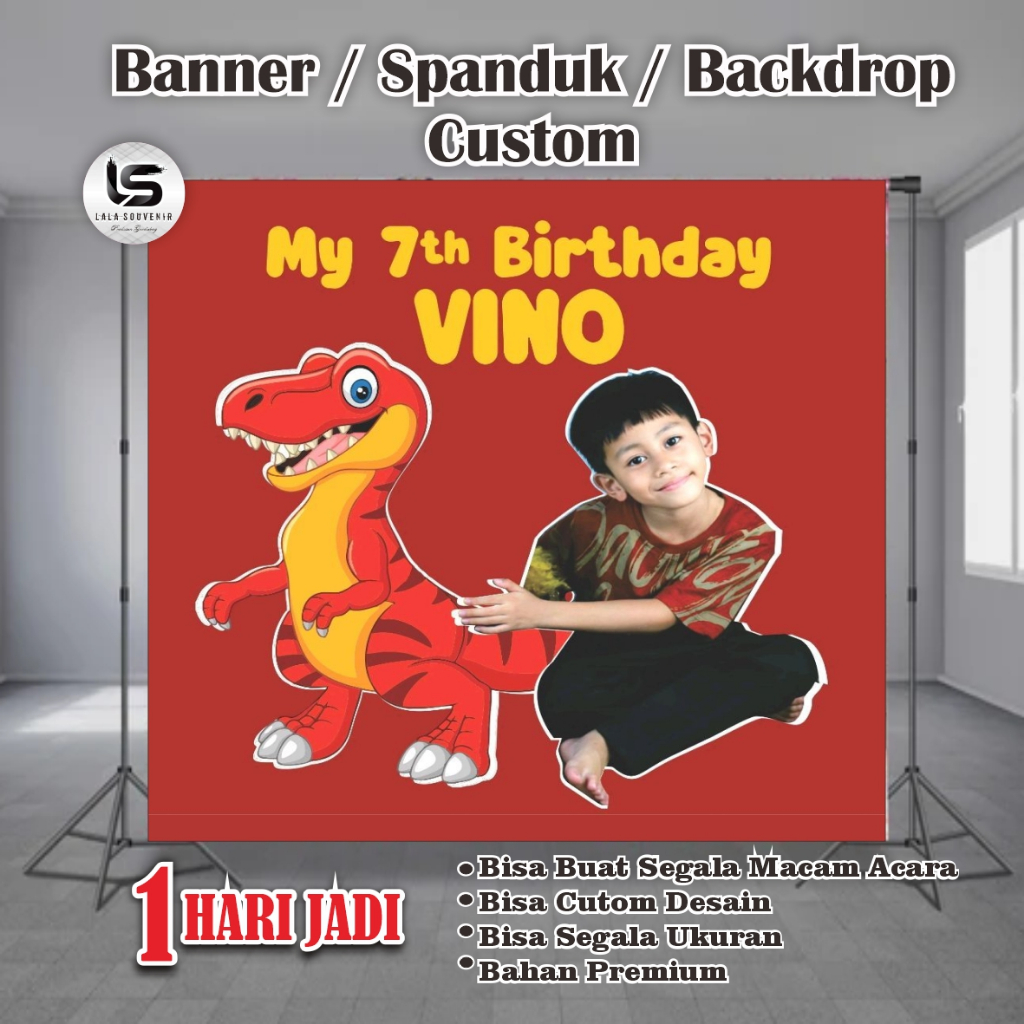 Jual SPANDUK/BANNER/BACKDROP/SPANDUK ULANG TAHUN ANAK/BANNER ULANG ...