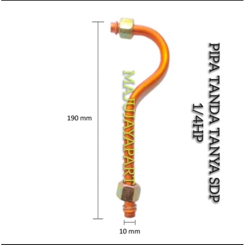 Jual Pipa Tanda Tanya Discharge Pipe B Kompressor SDP 1/4hp | Shopee ...