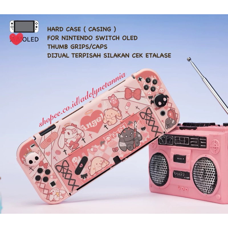 Jual Hard Case Geekshare Pink Rabbit for Nintendo Switch OLED | Shopee ...