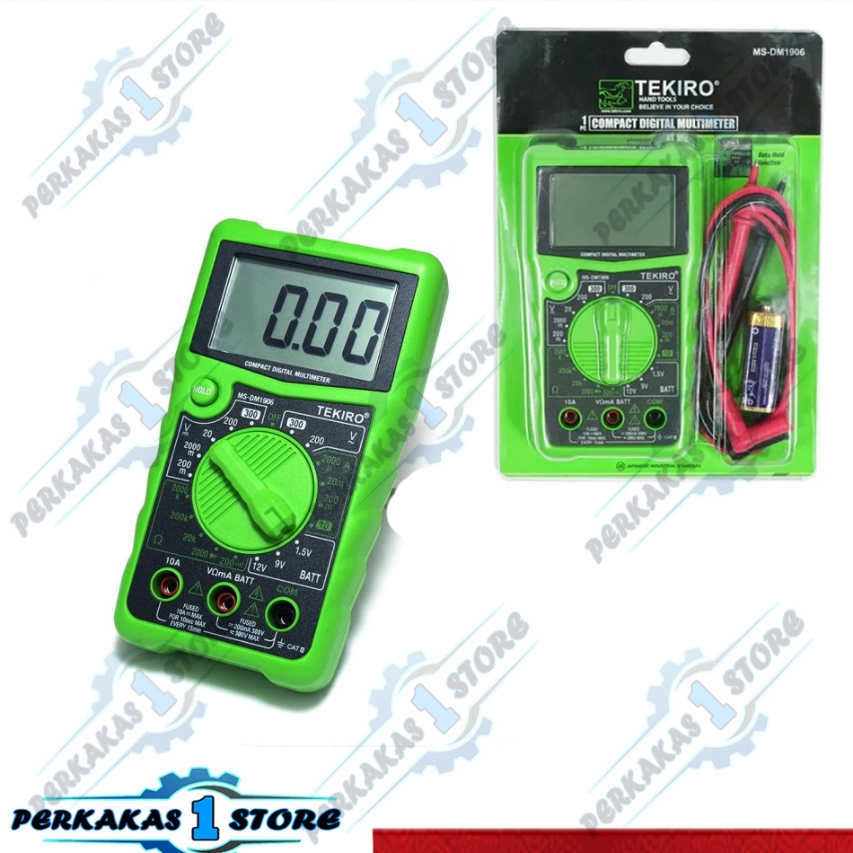 Jual Kb Tekiro Multimeter Digital Multitester Avo Meter MSDM19 Compact ...