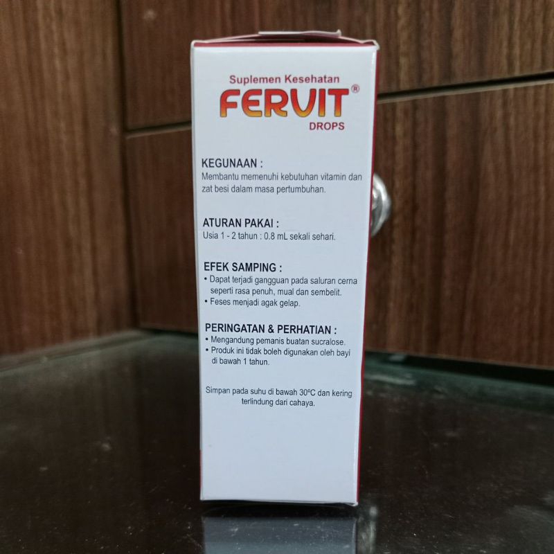 Jual Fervit Drops 15ml - Suplemen zat besi | Shopee Indonesia