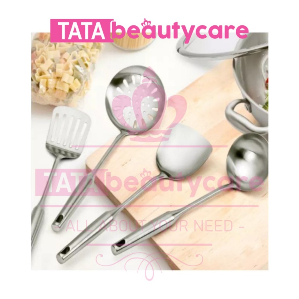 Jual [1100gr] H060 | Set spatula stainless / set sutil stainless ...