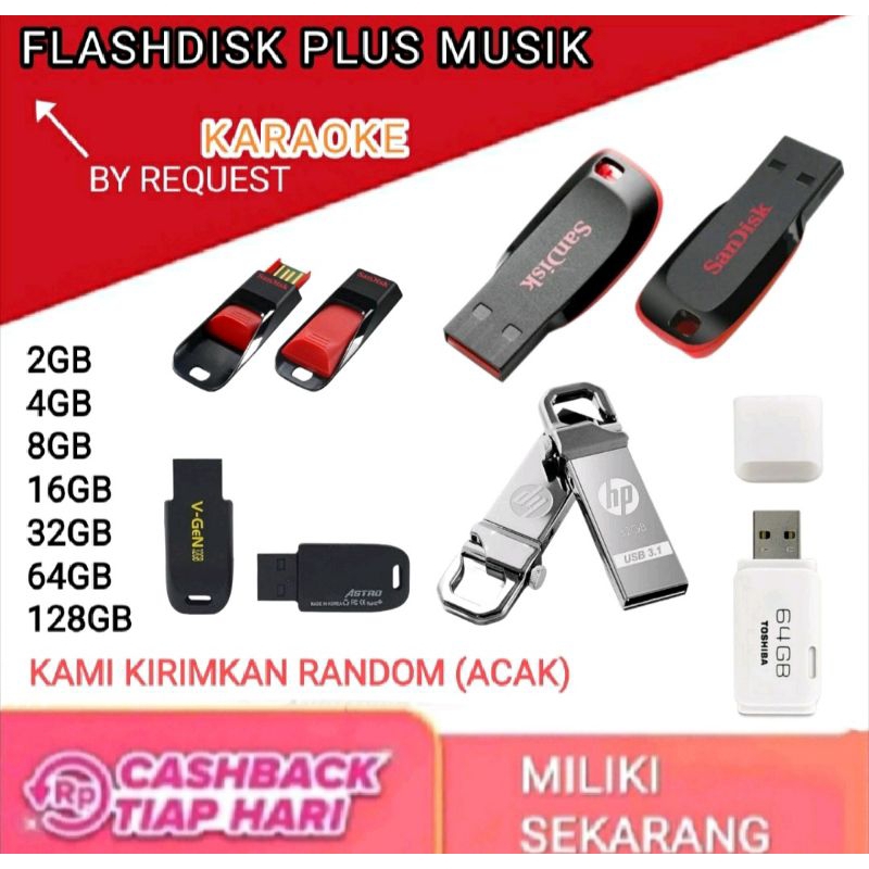 Jual FLASHDISK 32 GB ISI LAGU MUSIK POP BARAT TERBARU DAN POP INDONESIA