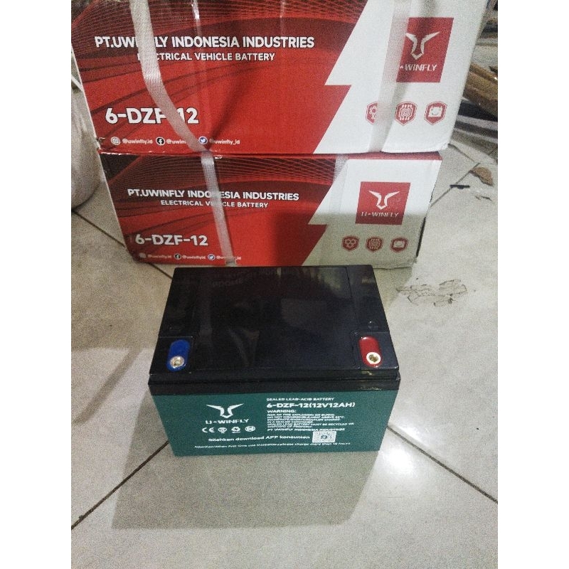 Jual Baterai Aki Kering Sepeda Listrik Uwinfly Volt Ah Per Satuan Shopee Indonesia