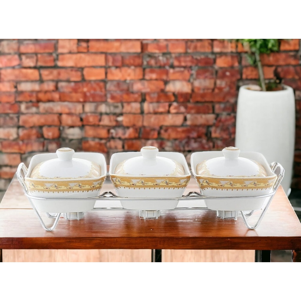 Jual Alat Saji Dengan Rak VICENZA B751 CAMELIA Casserole With Rack ...