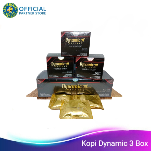 Jual Kopi Dinamic Dynamic Coffe Kemasan Paket 3 Box 10 Sachet Original ...