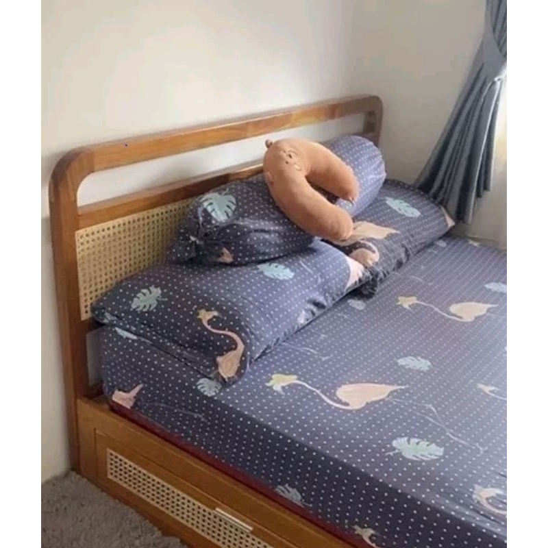 Jual Bed Tempat Tidur Custom Laci Polos Shopee Indonesia