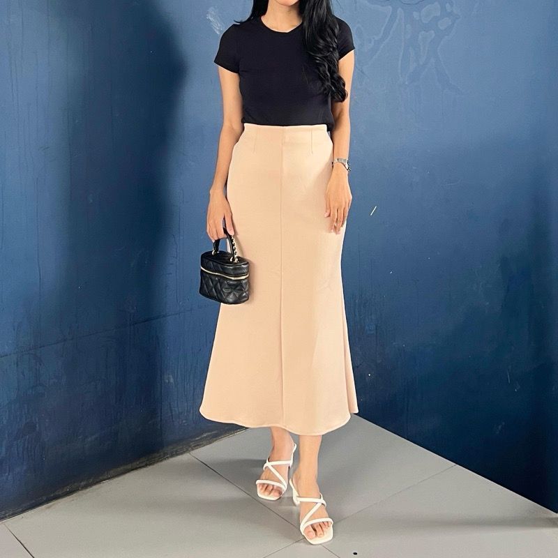 スカート rurumu: dreamreading jacquard skirt BK rurumu: dream reading jacquard skirt 【公式通販】
