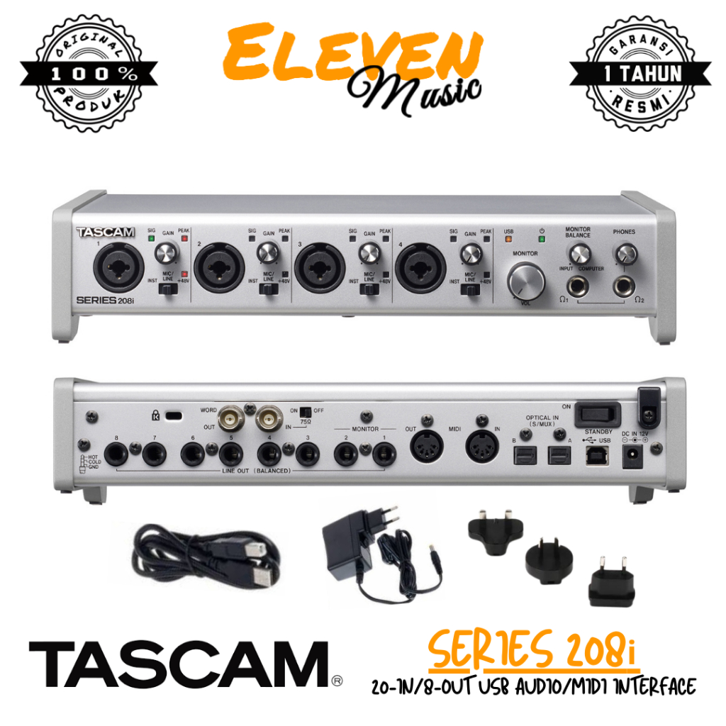 Jual Tascam Series 208i 208I Soundcard Audio Interface Tascam 208i ...
