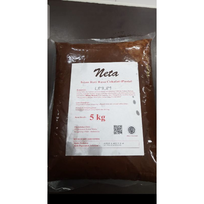 Jual Isian Roti Selai Coklat Filoku Filling Chocolate Isian Pasta ...