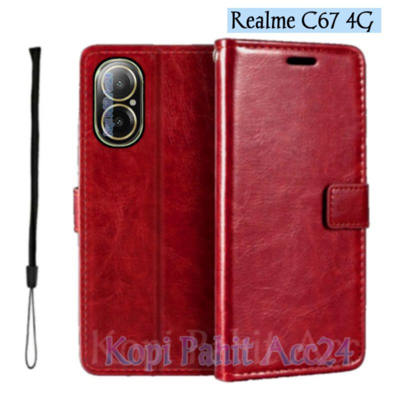 Fertuo Cover per Realme C67 4G, Custodia Portafoglio a Libro in
