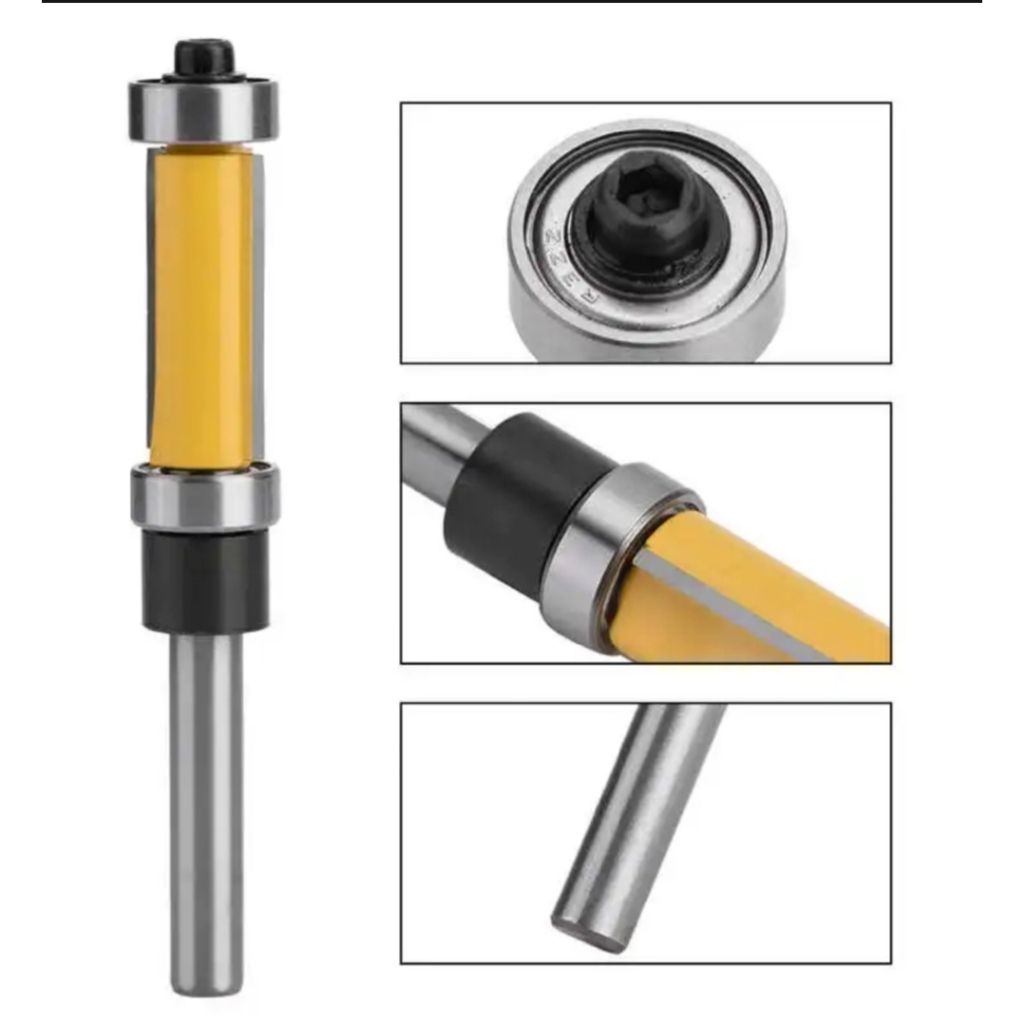 Jual Mata Router Trimmer Profil Flush Trim HPL PVC EDGING 25mm Double ...