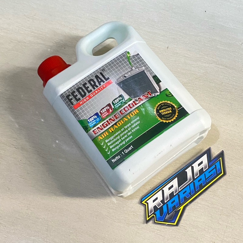 Jual Radiator Air Coolant federal 1 liter utk Pendingin Motor dan Mobil ...