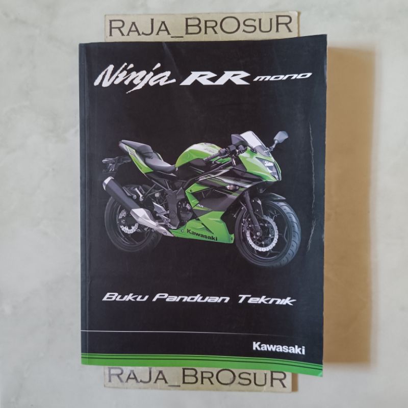 Jual Buku panduan teknik/Manual book Kawasaki Ninja RR Mono/Ninja 250 ...