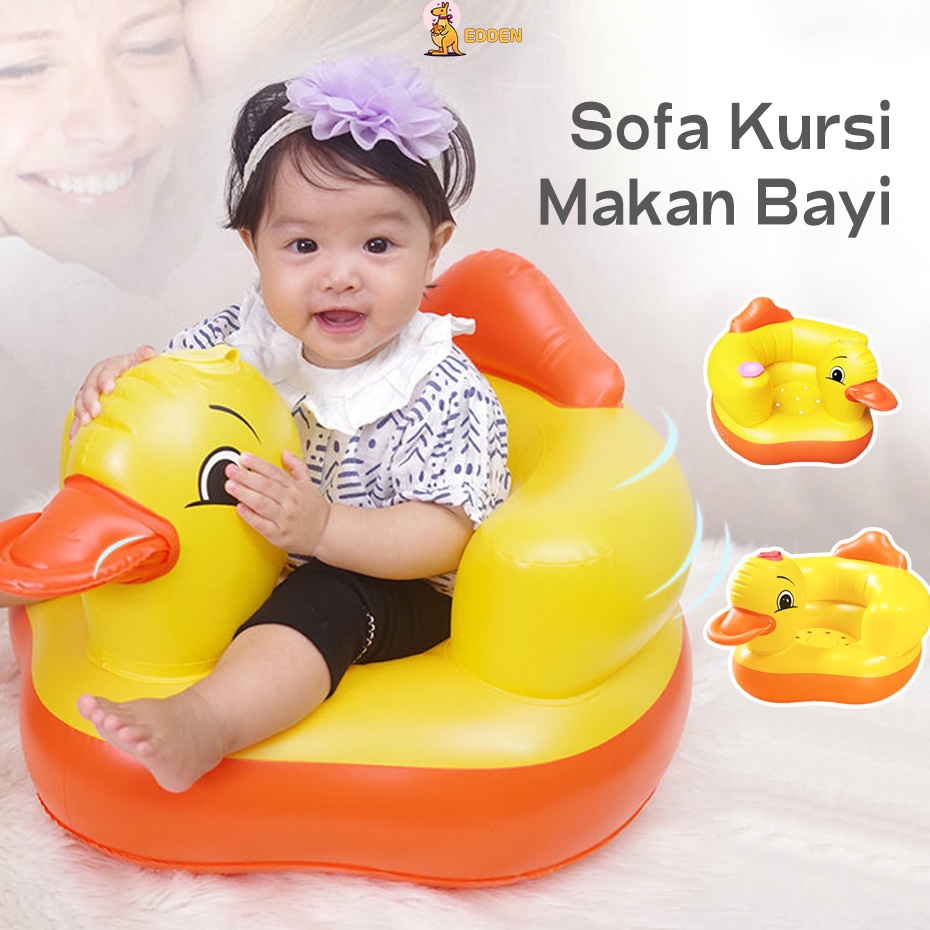 Jual Edden Tempat belajar duduk bayi motif bebek Sofa kursi makan bayi ...