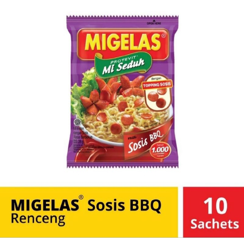 Jual Mie Gelas Rasa sosis BBQ rencengan | Shopee Indonesia