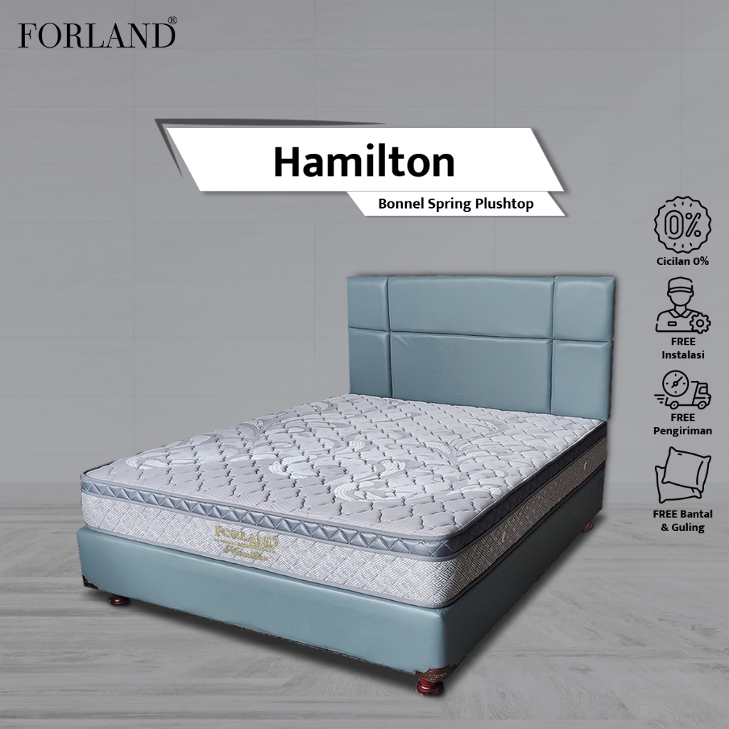 Jual Forland Hamilton Springbed Bonnel Plushtop | Shopee Indonesia