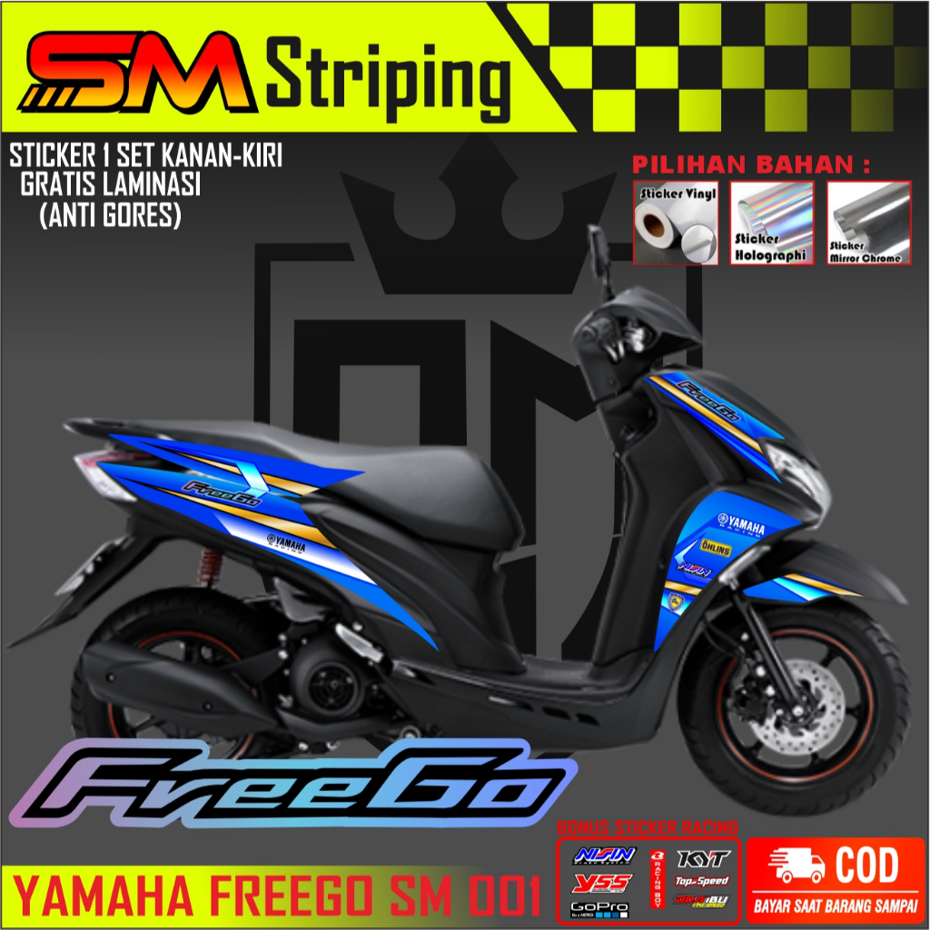 Jual Striping FREEGO - Stiker FREEGO List Variasi Motor STICKER FREEGO ...
