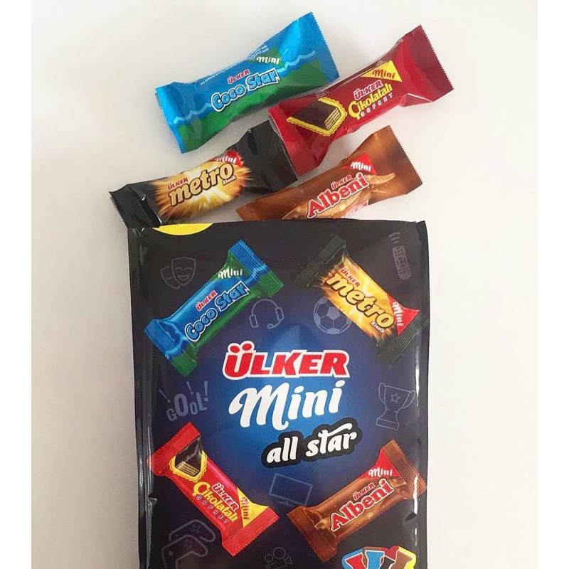 Jual COKLAT ULKER MINI TURKI | ULKER MINI ALL STAR FROM TURKI HALAL ...