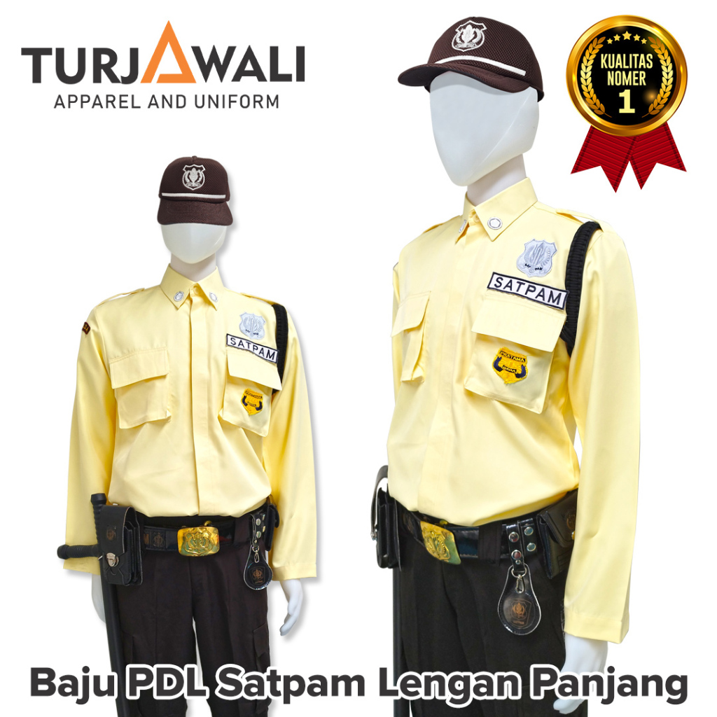 Jual Seragam PDL Satpam Lengan Panjang Terbaru 2026 Bahan Twist ...
