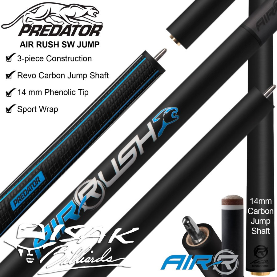 Jual Predator Air Rush Carbon Jump Cue SW - Stick Billiard Bola Loncat ...