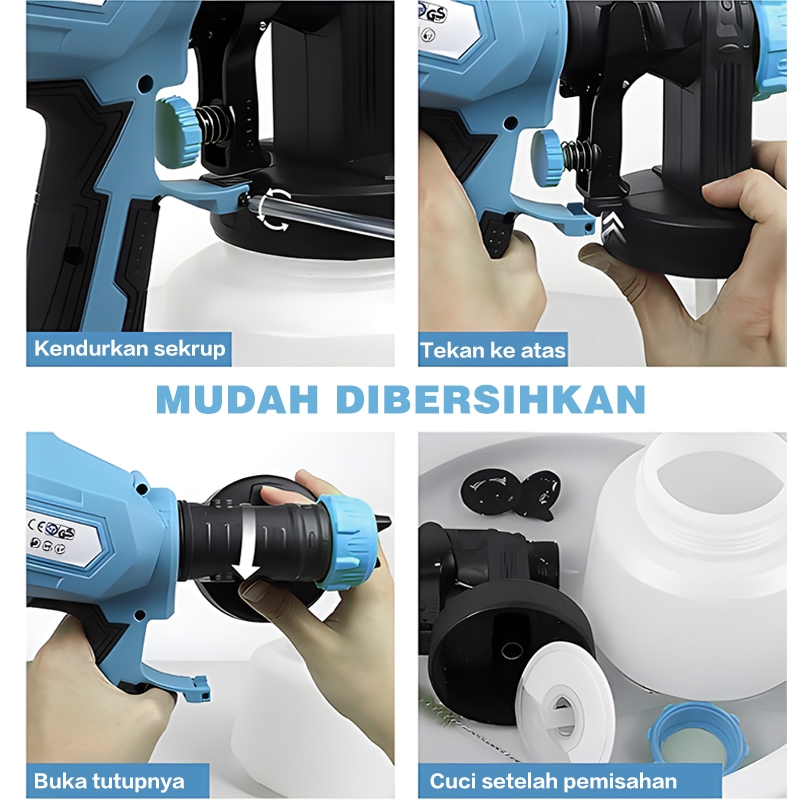 Jual FUYAON Pistol Semprot Listrik [Motor Tembaga Murni] Mesin Semprot ...