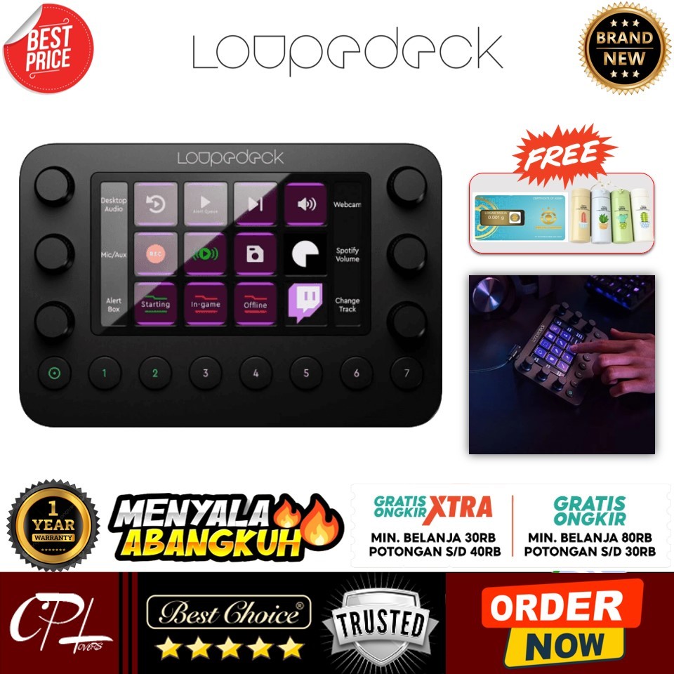 Jual Loupedeck Live LDD-2001 Console for Content Creators & Streamers ...
