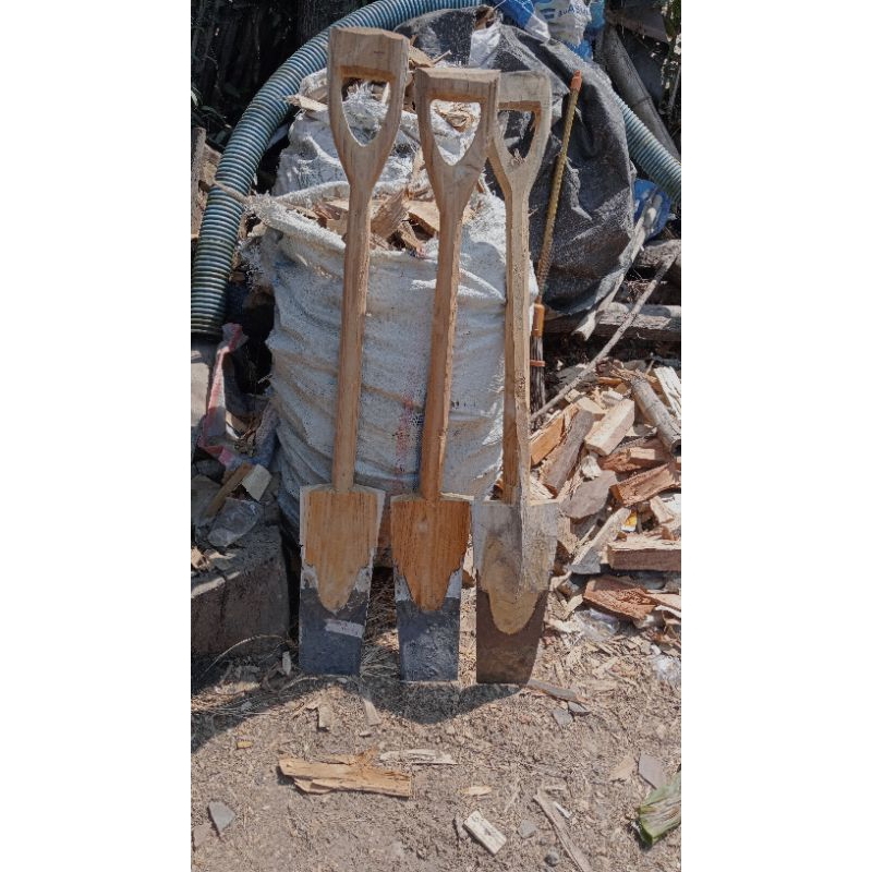 Jual lempak sekrob pacul irigasi tanah bahan full kayu jati | Shopee ...