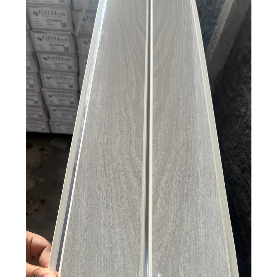 Jual Plafon Pvc Motif Serat Kayu Nat Silver Glossy D Shopee Indonesia