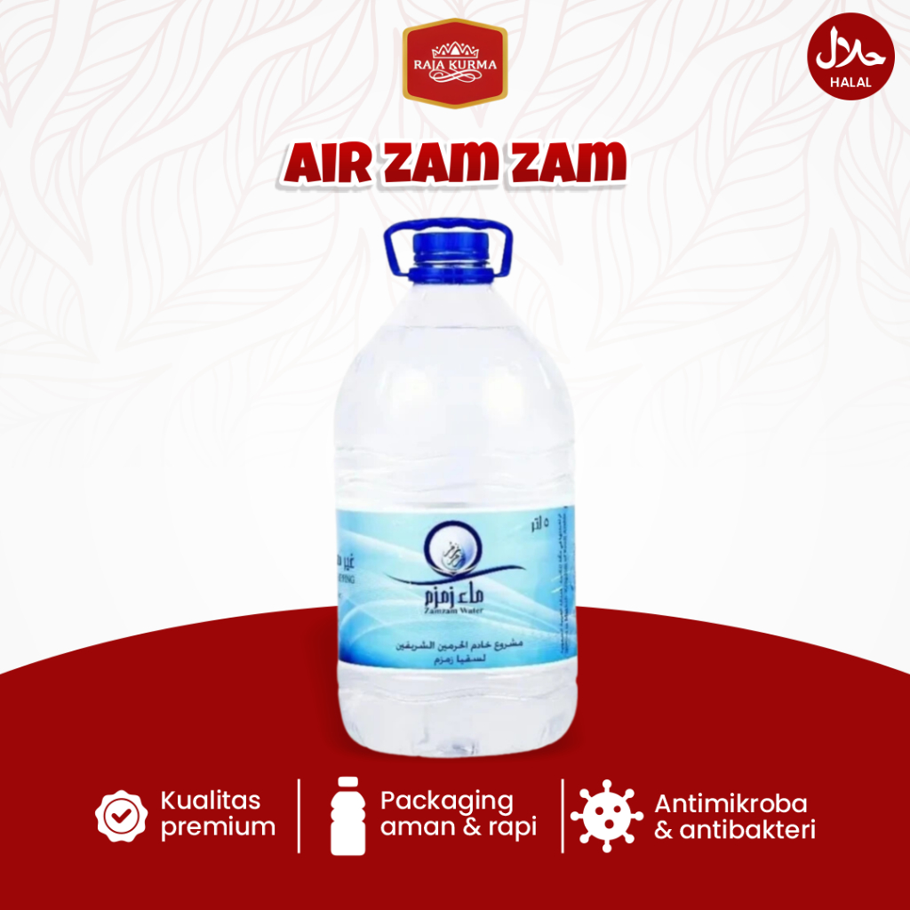 Jual Air Zam zam 80Ml 500Ml Minuman Khas Arab Asli Oleh-oleh Umroh Haji ...