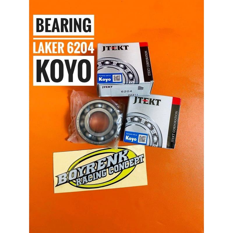 Jual BEARING LAKER LAHER AS PULLY KODE 6204 KOYO - BOYRENK RACING ...