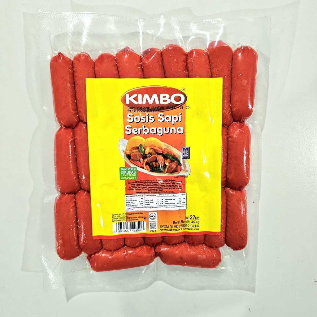 Jual Kimbo Sosis Sapi Serbaguna Gram Pcs Frozen Shopee Indonesia