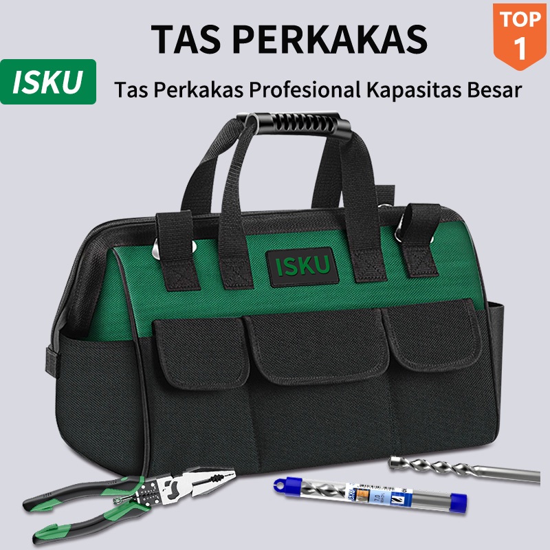 Jual Isku Tool Bag Tas Simpan Perkakas Multifungsi Bahan Kuat Anti