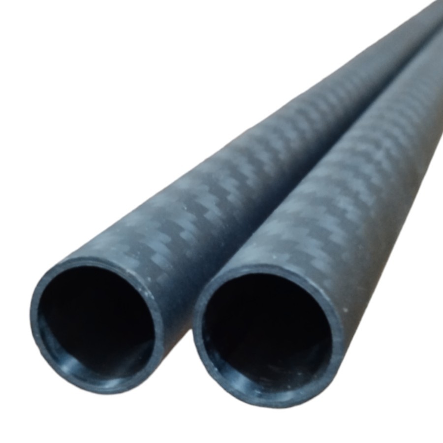 Tube Rond Carbone 22 mm (int. 20mm) - 3K - ref: CA2022 3K - PB-Modélisme