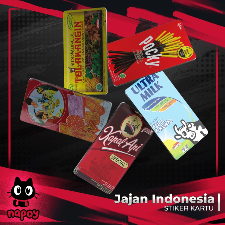 Jual Stiker Sticker Kartu Atm Skin Card Jajan Indonesia | Shopee Indonesia