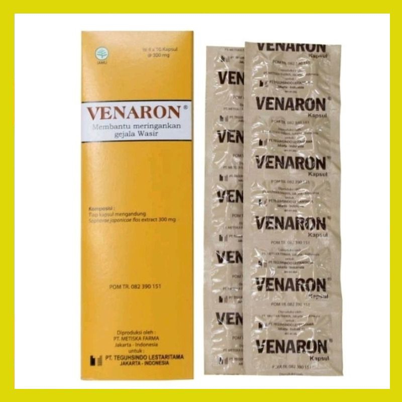 EXP :*APRIL 2028*"VENARON ( 1 STRIP )"SOLUSI ATASI AMBEIEN/WASIR(100%ASLI)
