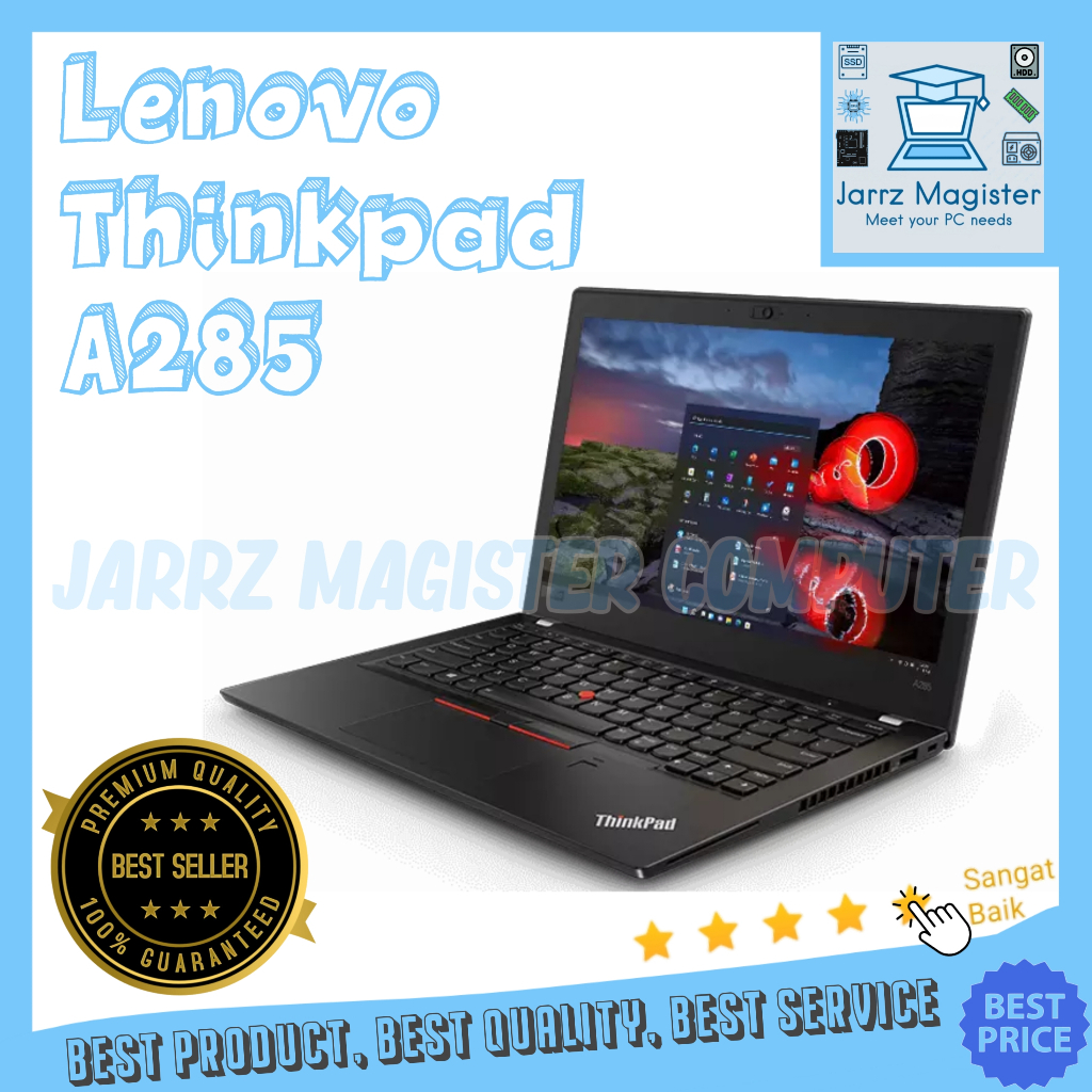 Lenovo Thinkpad A285 AMD Ryzen 5 PRO 2500 | Ram 16GB | SSD 1TB | 12.5